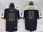 Nike Cowboys 11 Micah Parsons Black Gold Thanksgiving Limited Jersey Dzhi,baseball caps,new era cap wholesale,wholesale hats